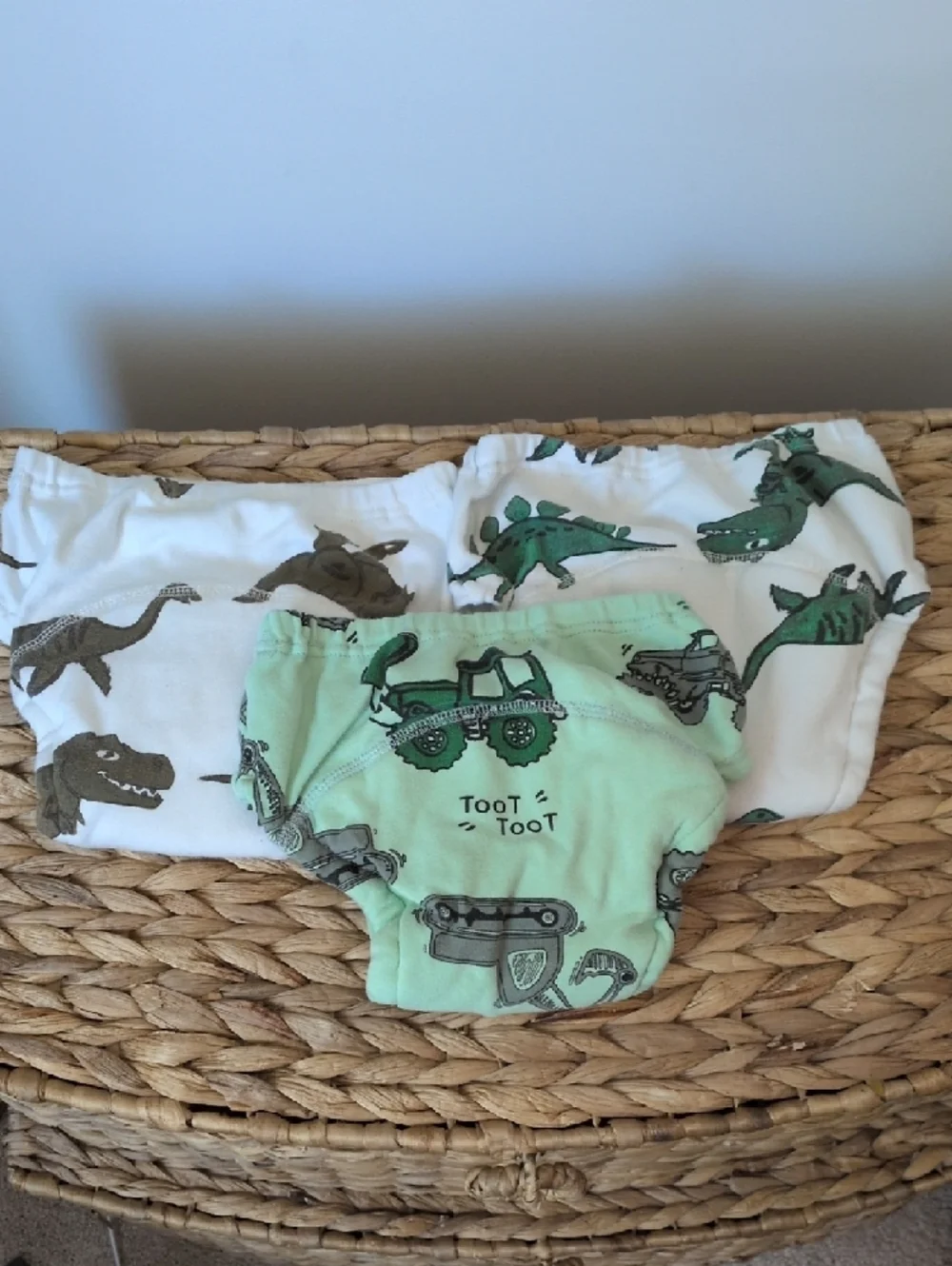 5T Toddler Boy Dinosaur & Truck Potty Training Pants 100% Cotton NWOT